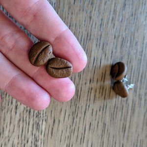 Scented Coffee Bean Earrings